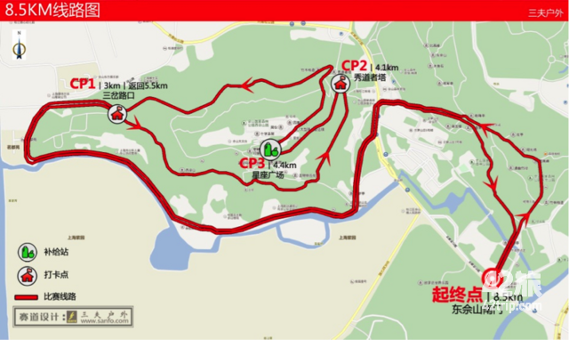 三夫户外佘山越野跑年度总决赛