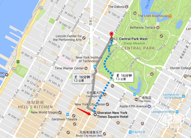 纽约时代广场喜来登大酒店(sheraton new york time square)